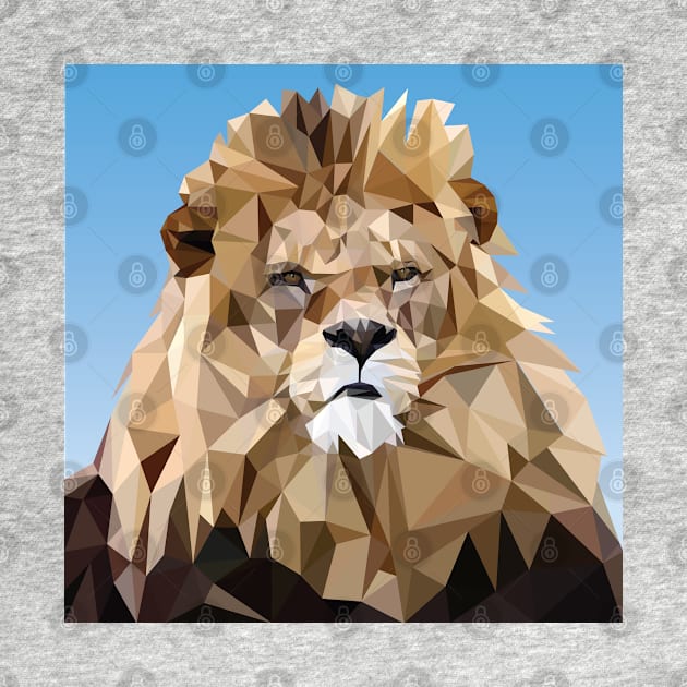 Low poly lion by skauff